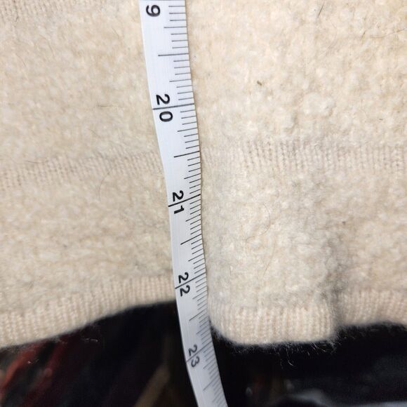Escada Size‎ 36 Small $482 Cream Cashmere Wool Blend Turtleneck Designer Sweater - Picture 12 of 16
